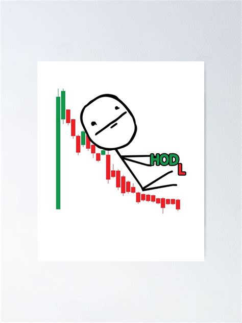 "buy the dip , funny crypto memes white" Poster by Candyshirt | Redbubble