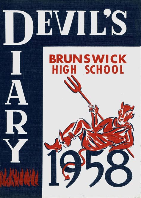 1958 yearbook from Brunswick High School from Brunswick, Ohio for sale