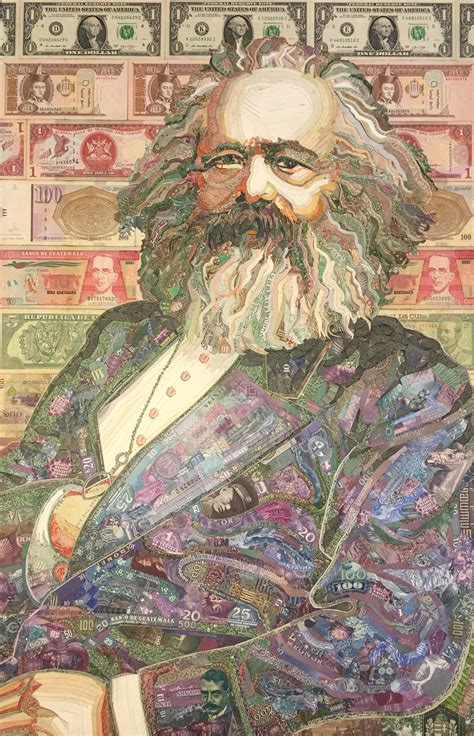 Historical Materialism- a portrait of Karl Marx by CKWilde, currency ...