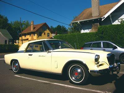 OLD PARKED CARS.: 1962 Studebaker Hawk Gran Turismo.