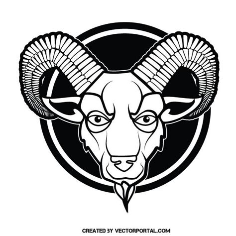 Capricorn zodiac sign image Royalty Free Stock SVG Vector