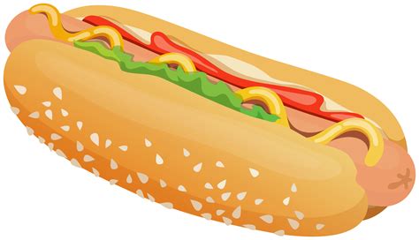 Hotdog clipart fast food, Hotdog fast food Transparent FREE for ...