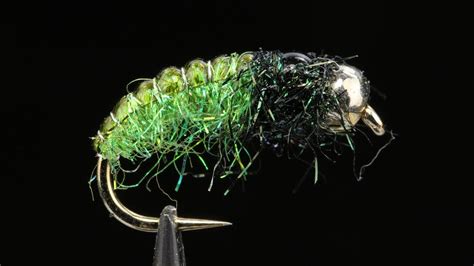 Green Caddis Nymph Fly - YouTube