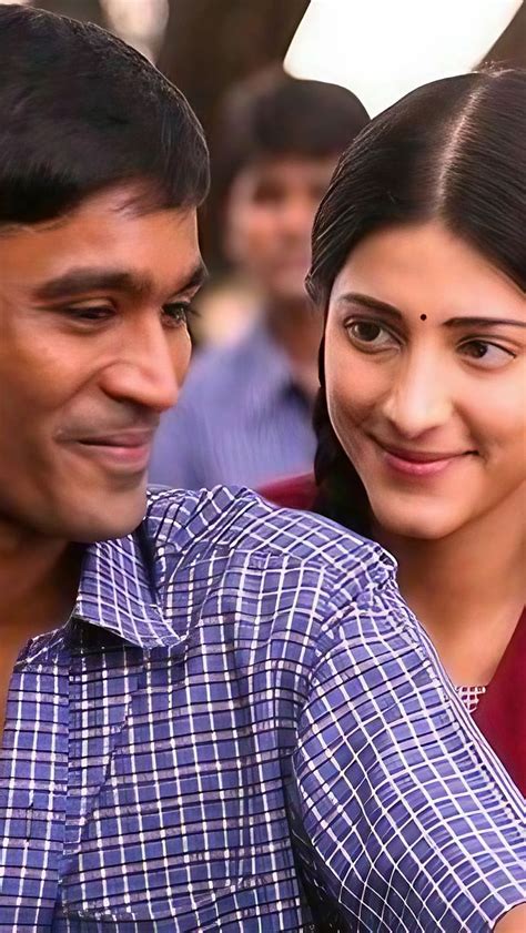 3 Movie, Smile, actor, dhanush, shruti haasan, actress, HD phone ...