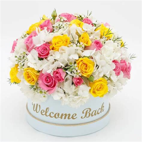 Welcome Back Flowers in a Box - Flower Delivery Dubai, UAE