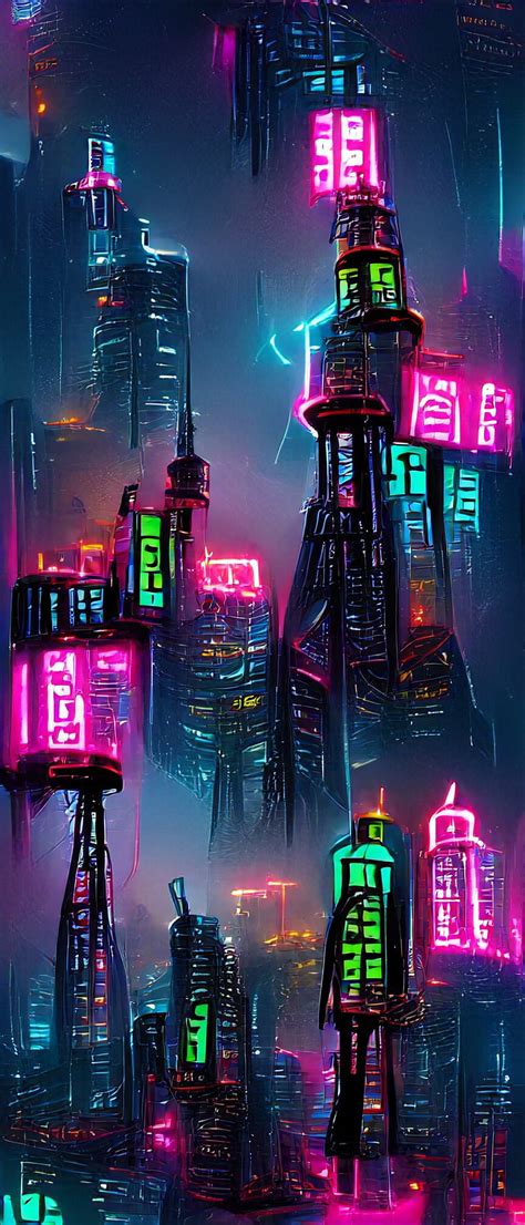 1920x1080px, 1080P free download | Cyber City, Misty, Neon, world ...