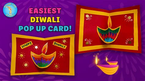 Easy Diwali Pop up Card | Diwali craft for kids | Rhymetime Rabbit ...