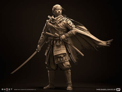 ArtStation - Ghost of Tsushima - Jin Ghost Armor, Emre Ekmekci | Ghost ...