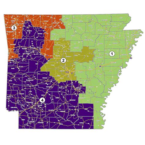 2021 Proposed Congressional Redistricting Maps - Arkansas House of ...