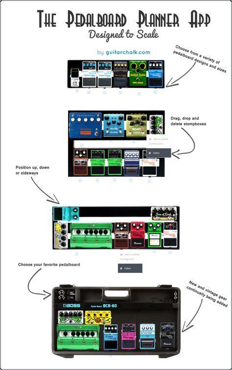 The Guitar Chalk Pedalboard Planner App | Guitar Chalk | Pedalboard ...