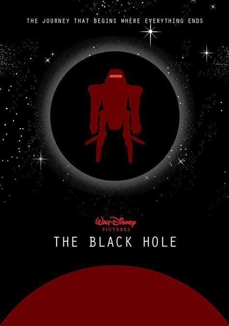 Alternative movie poster for The Black Hole by Chris Wykes