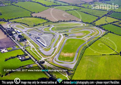 Mondello Park aerial photo of Motor Race Circuit, Naas, Co Kildare.