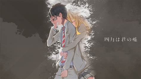 #Anime Your Lie in April Kaori Miyazono Kousei Arima #1080P #wallpaper ...