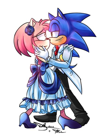 .:Sonic and Amy:. - Sonic and Amy Fan Art (29284292) - Fanpop