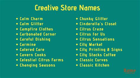 920+ Unique and Creative Shop Name Ideas (Just Updated)