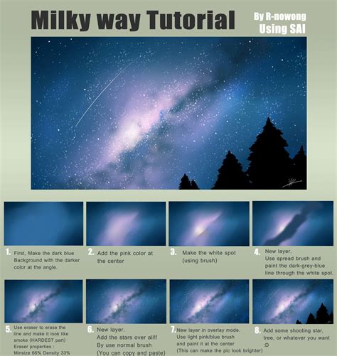 Digital Painting Tutorial: How to Draw a Milky Way