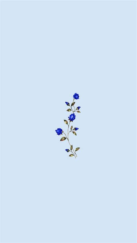 √ Blue Flower Aesthetic