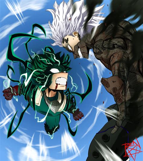 Deku vs Shigaraki by RenElDiablo on DeviantArt