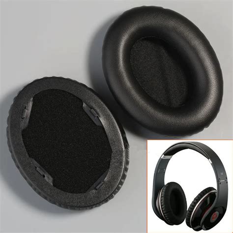 Black Replacement Earpads Ear Pads Cushions for Beats By Dr Dre Studio ...