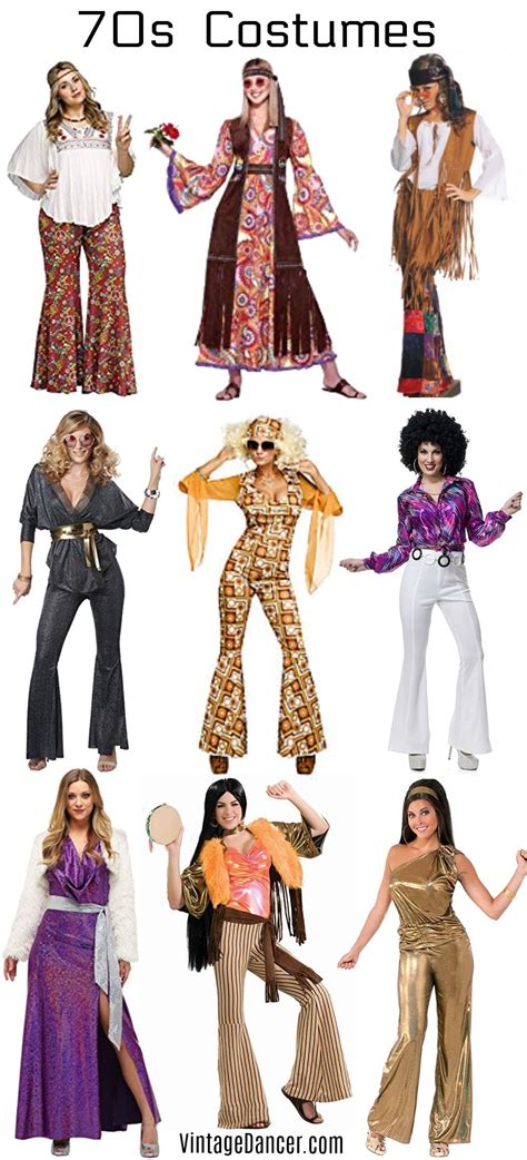 70s Costumes: Disco Costumes, Hippie Outfits | 70s costume women, Disco ...