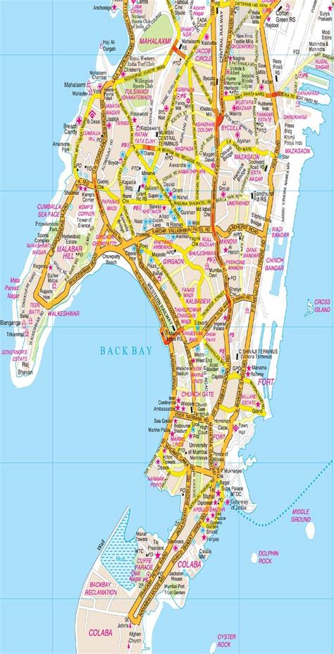 Political Map Mumbai • Mapsof.net