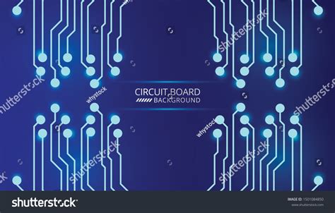 Circuit Board Design Background Vector Illustration Stock Vector ...