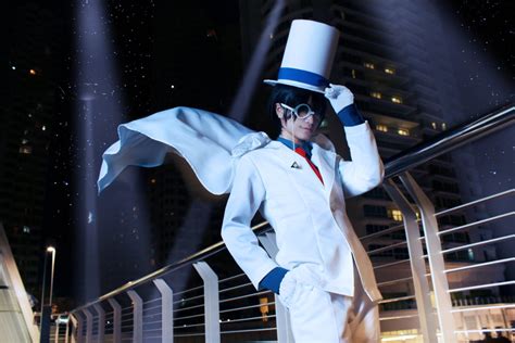 Magic Kaito Detective Conan Kaitou Kid Cosplay by NekoWorkshop