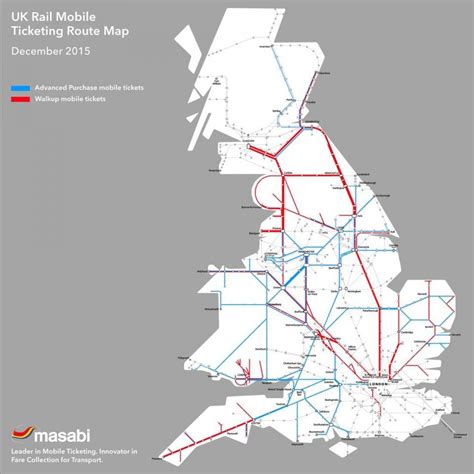 Main Line Rail Map Of England