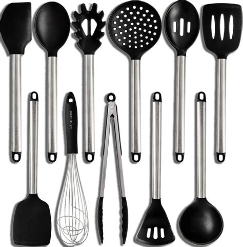 Buy 11 Pcs - Home Hero Silicone Kitchen Utensils Set - All-In-One ...