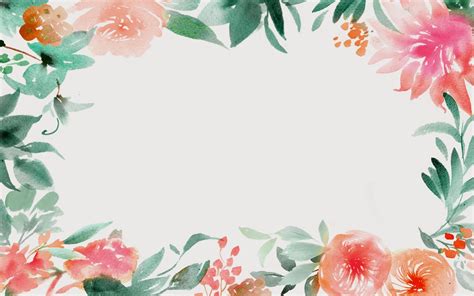 Watercolour Desktop Background | Watercolor desktop wallpaper, Floral ...