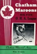 Chatham Maroons 1955-56 roster and scoring statistics at hockeydb.com