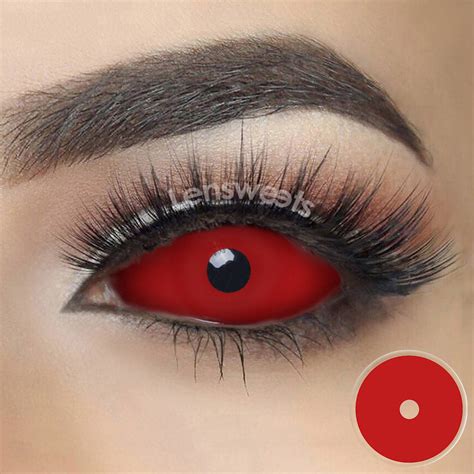 [Special Offer] Red Sclera 22mm Yearly Colored Contacts – Lensweets