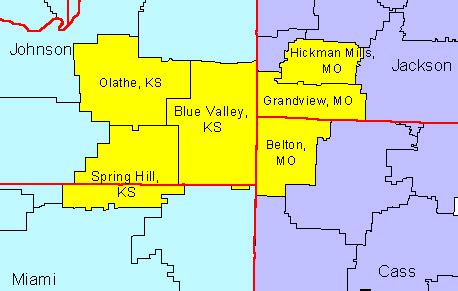 Blue Valley School District Map - Maping Resources