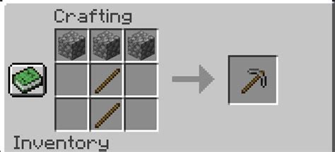 How to Make a Stone Pickaxe in Minecraft - Eazzyone