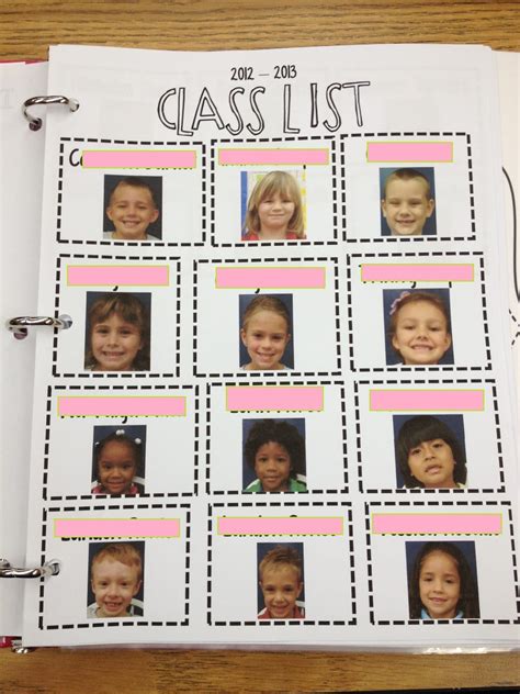 Class List With Names