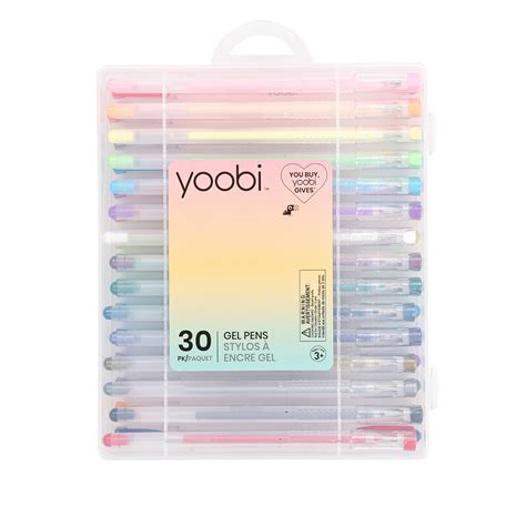 Wholesale Yoobi Gel Pens - Assorted Colors - 30 Pack | DollarDays