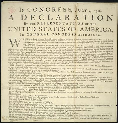 Jefferson, Declaration of Independence 1776 – Xenotheka