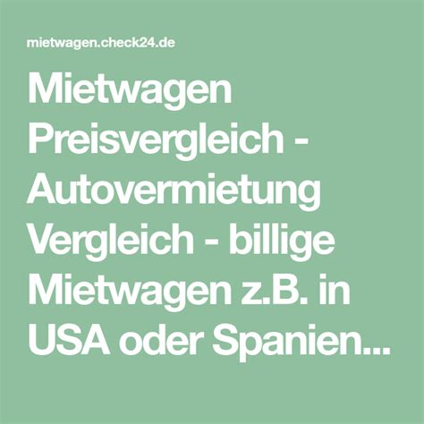 Mietwagen Preisvergleich - Autovermietung Vergleich - billige Mietwagen ...