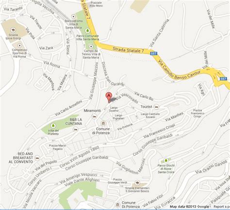 Map of Potenza