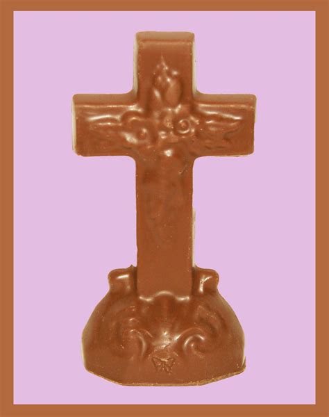 3-3oz Solid Chocolate Cross | Candy companies, Chocolate, Easter candy