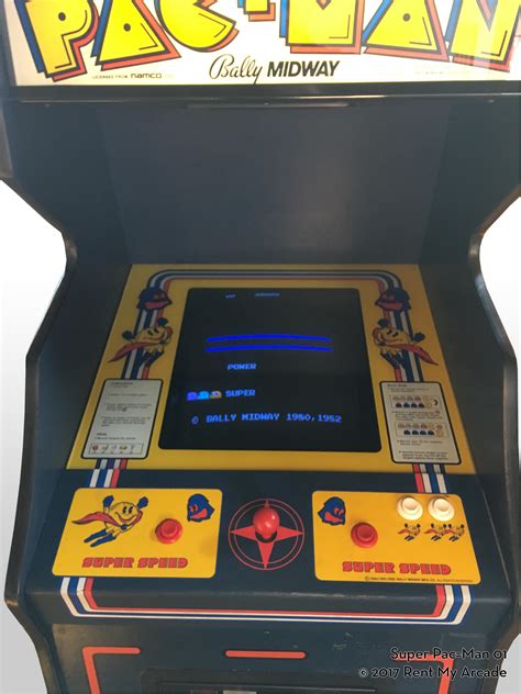 Super Pac Man Cabinet | Bruin Blog