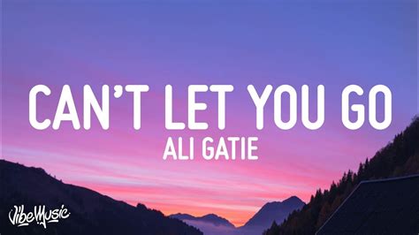 Ali Gatie - Can't Let You Go (Lyrics) Chords - Chordify