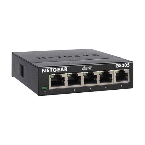 Buy NETGEAR 5-Port Gigabit Ethernet Unmanaged Switch (GS305) - Home ...