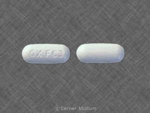 GXFC3 Pill White Oval 17mm - Pill Identifier