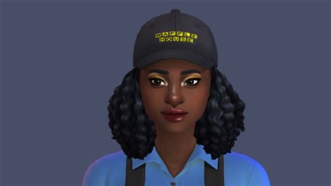 Mod The Sims - Waffle House Uniform + Hat