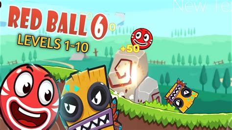 RED BALL 6 GAMEPLAY #1 - LEVELS 1-10 - YouTube