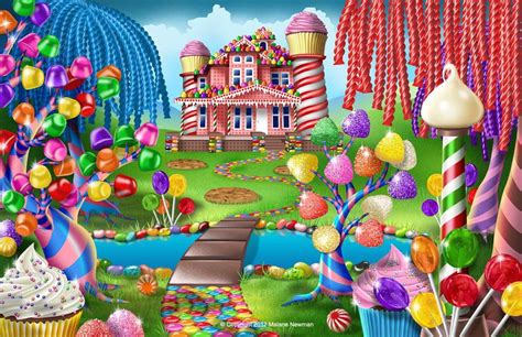 Sweet Retreat by malanenewman on DeviantArt | Candy house, Sweets art ...