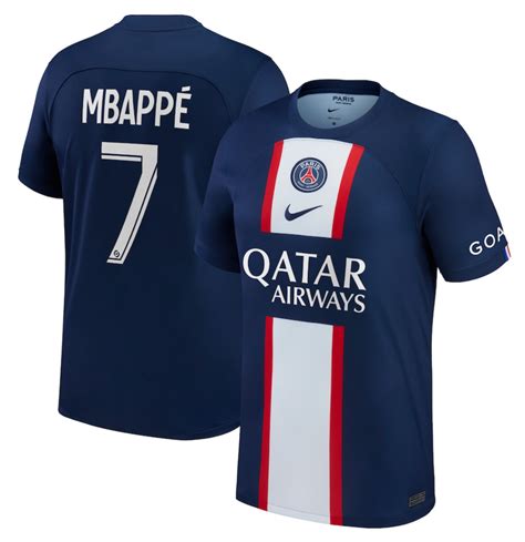 Kylian Mbappé PSG 22/23 Home Jersey by Nike - SoccerArmor