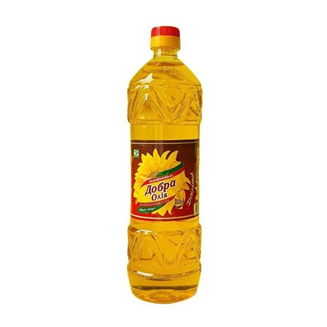 BOTTLE 1l Sunflower refined oil - KaissaOIL