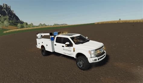 F450 Service Truck Mod - Farming Simulator 2022 / 19 mod